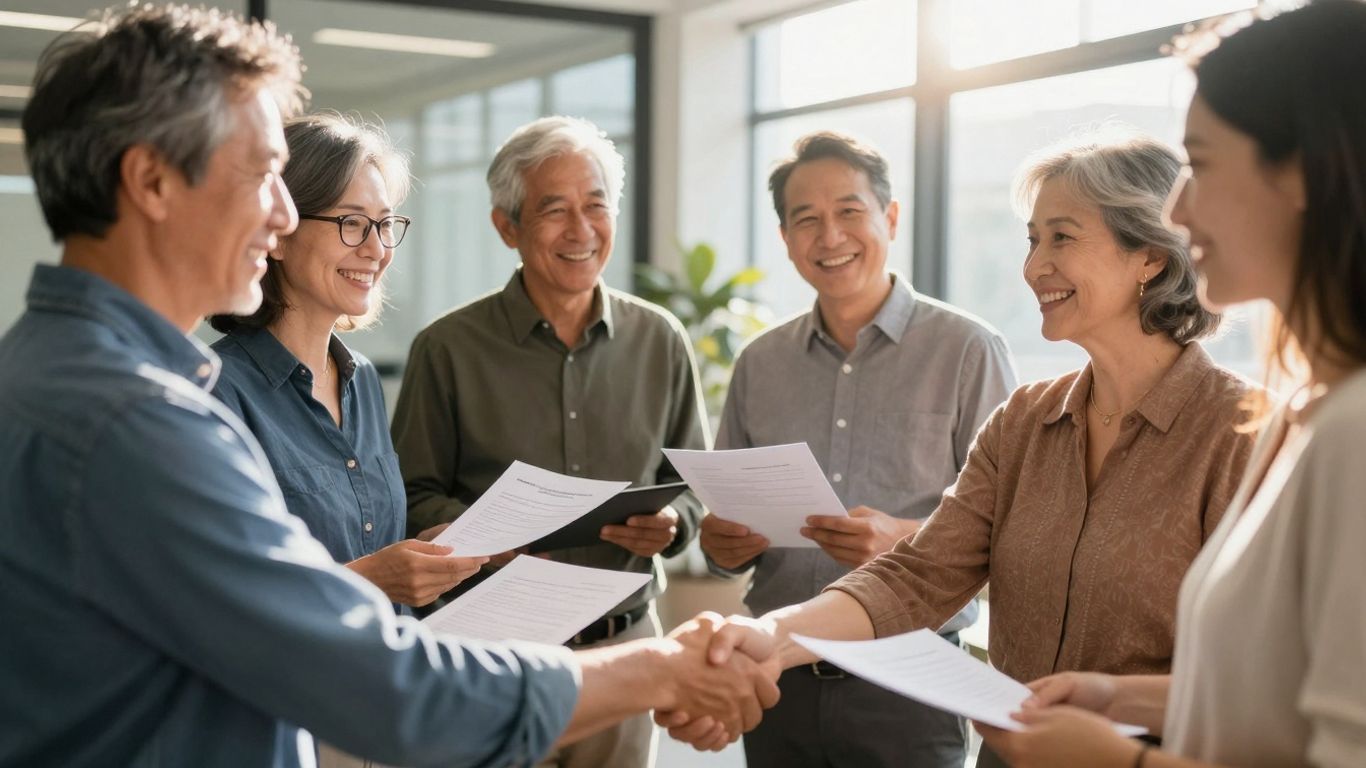Australians receiving DHHS grant funding documents.