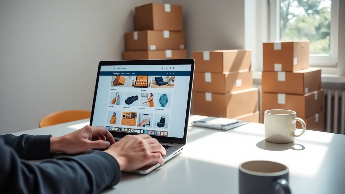Dropshipping business order fulfillment and customer service.