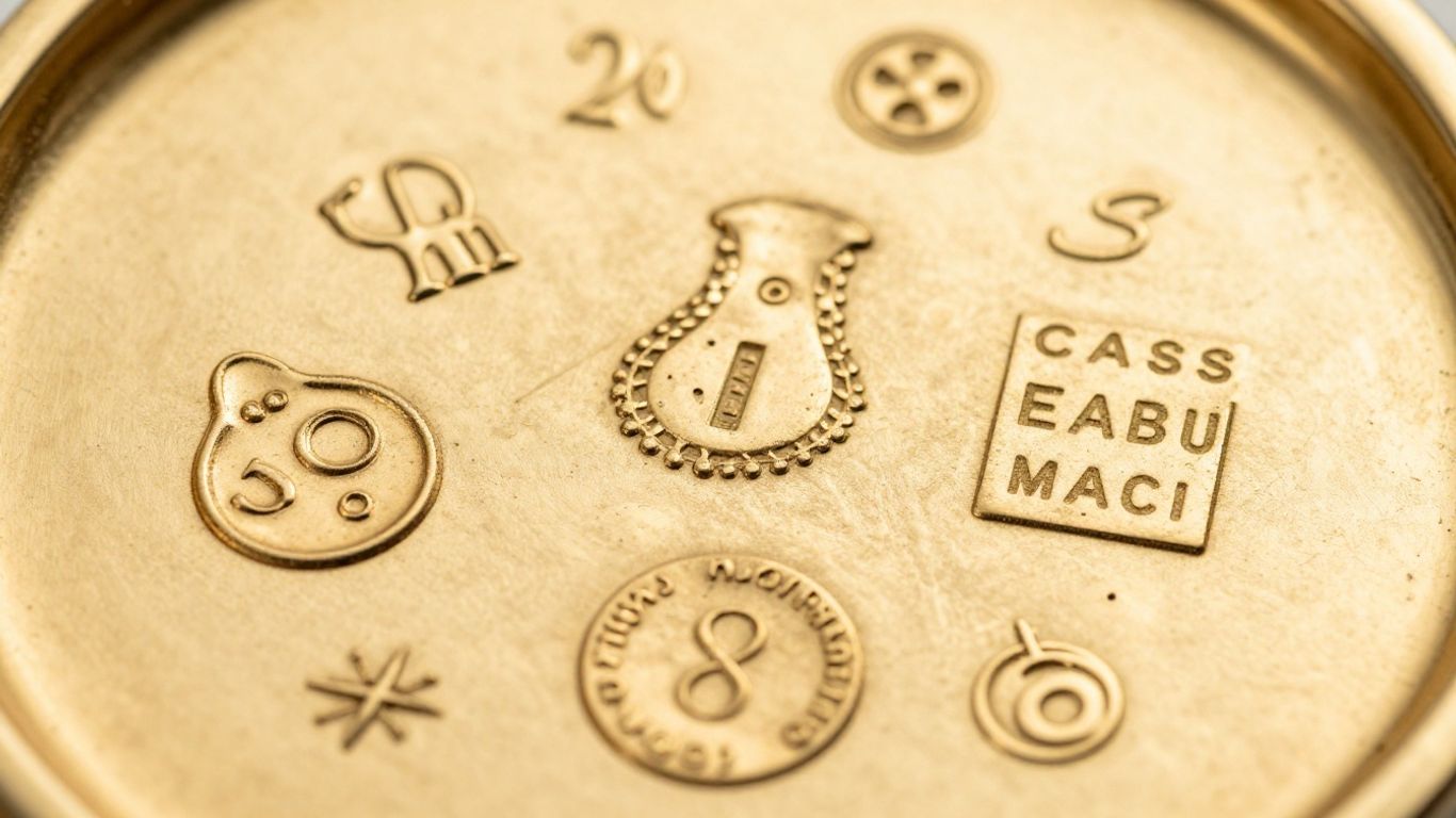 What hallmarks for gold?