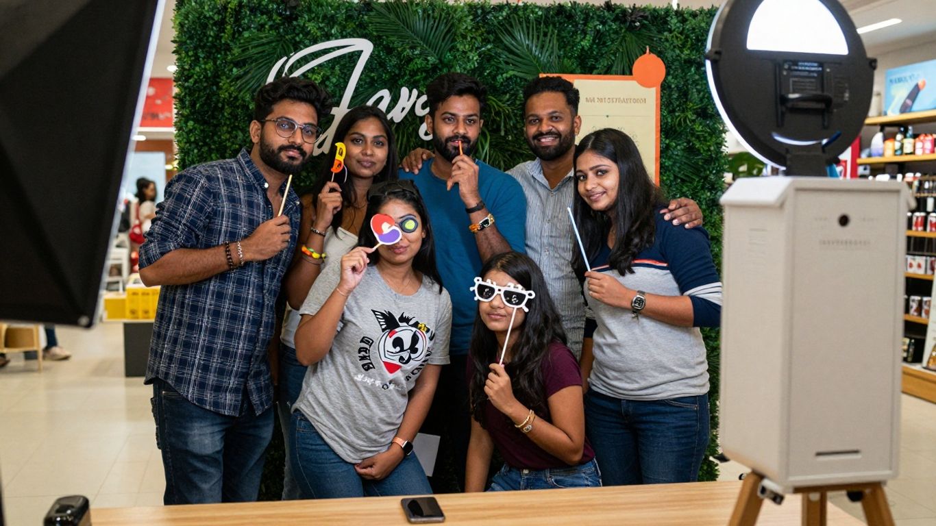 Fotobox im Einzelhandel steigert Social Media Reichweite