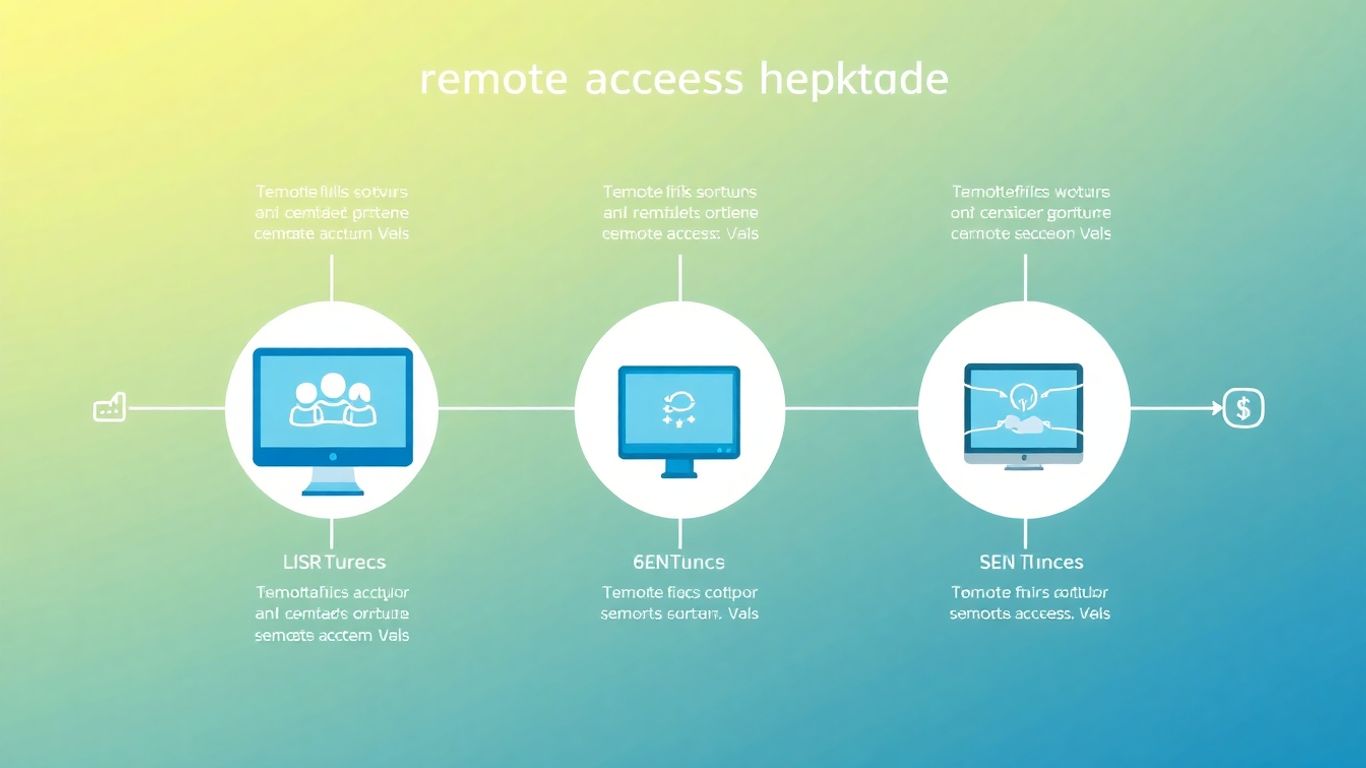 Remote access software infographic