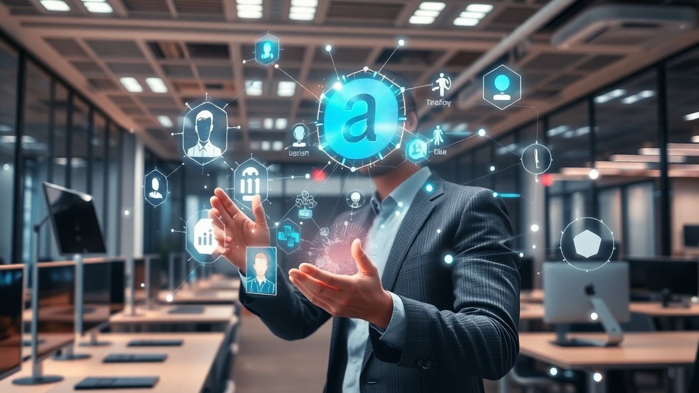 การทำงานร่วมกับ AI ในสำนักงานที่ทันสมัย