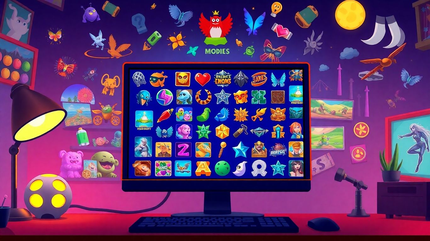 Free PC games download sites illustration