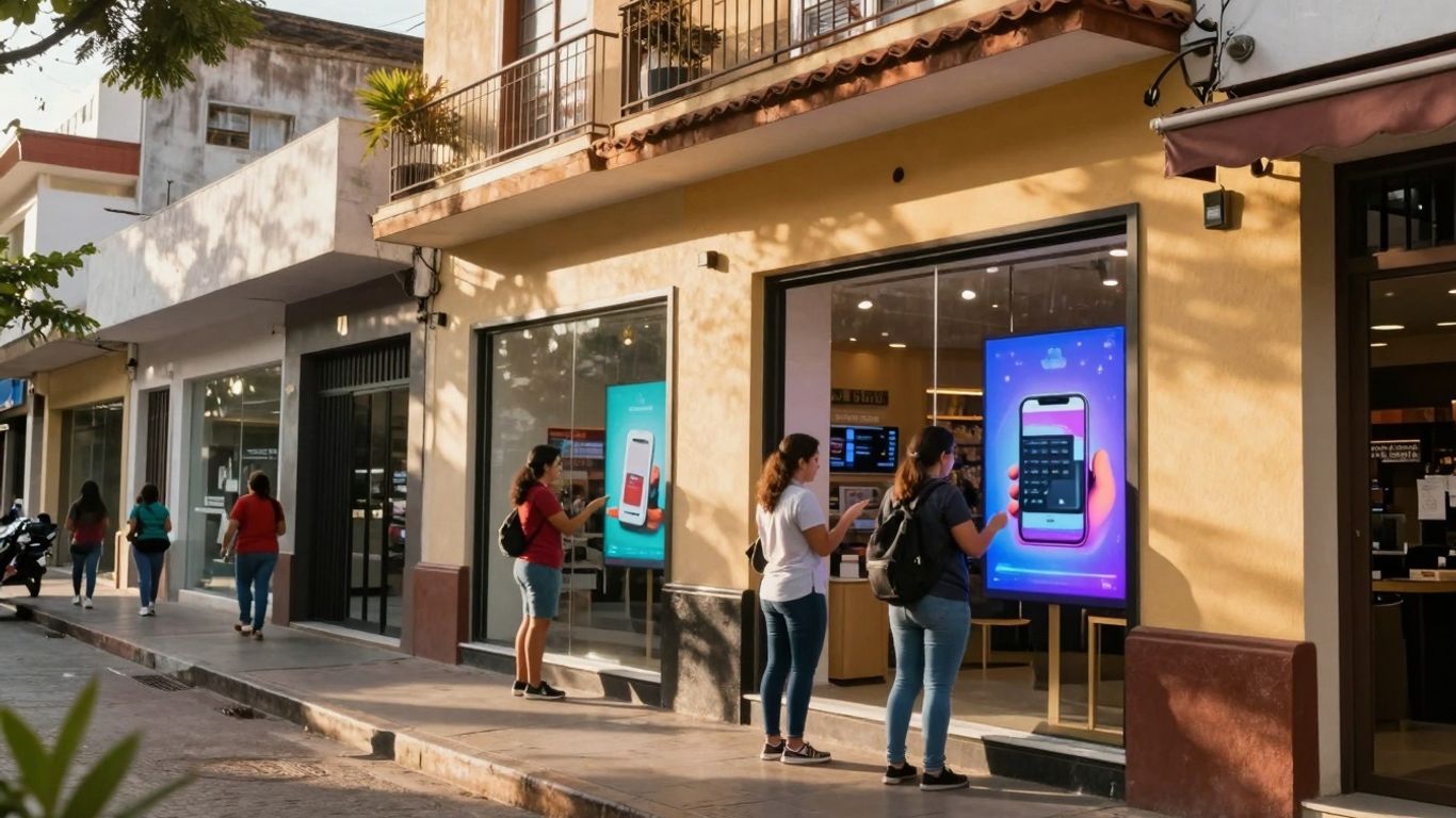 Cómo crear tienda virtual Venezuela: Guía completa para emprender en 2025 Tienda virtual en Venezuela con elementos digitales.