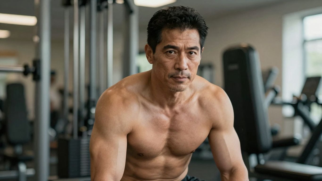 Man undergoing bioidentical hormone replacement therapy for men.