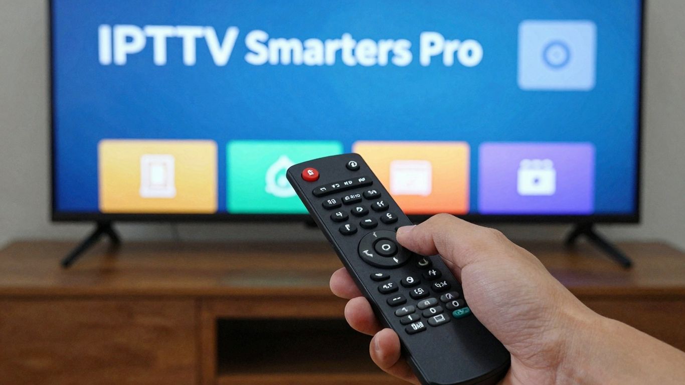 Installation de IPTV Smarters Pro sur une télévision intelligente.
