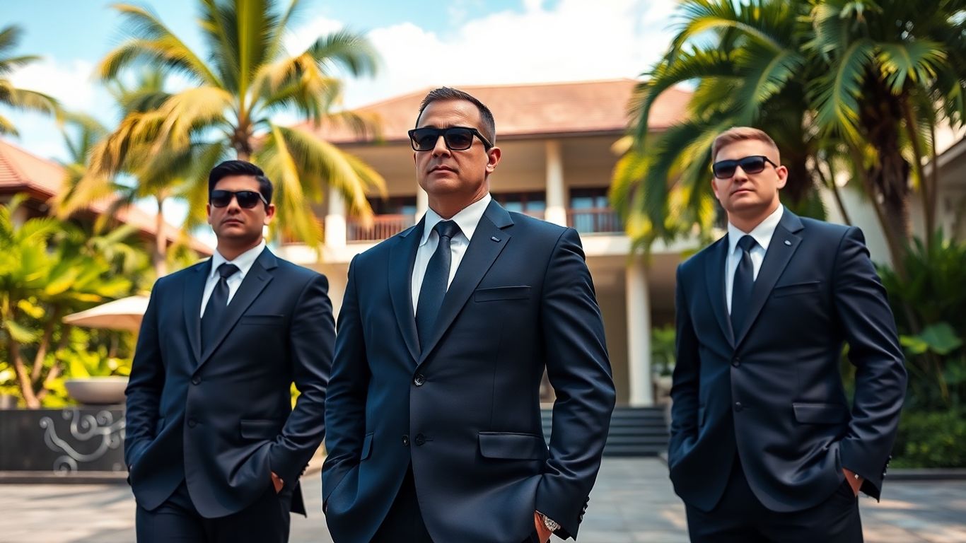Executive security detail in Bali