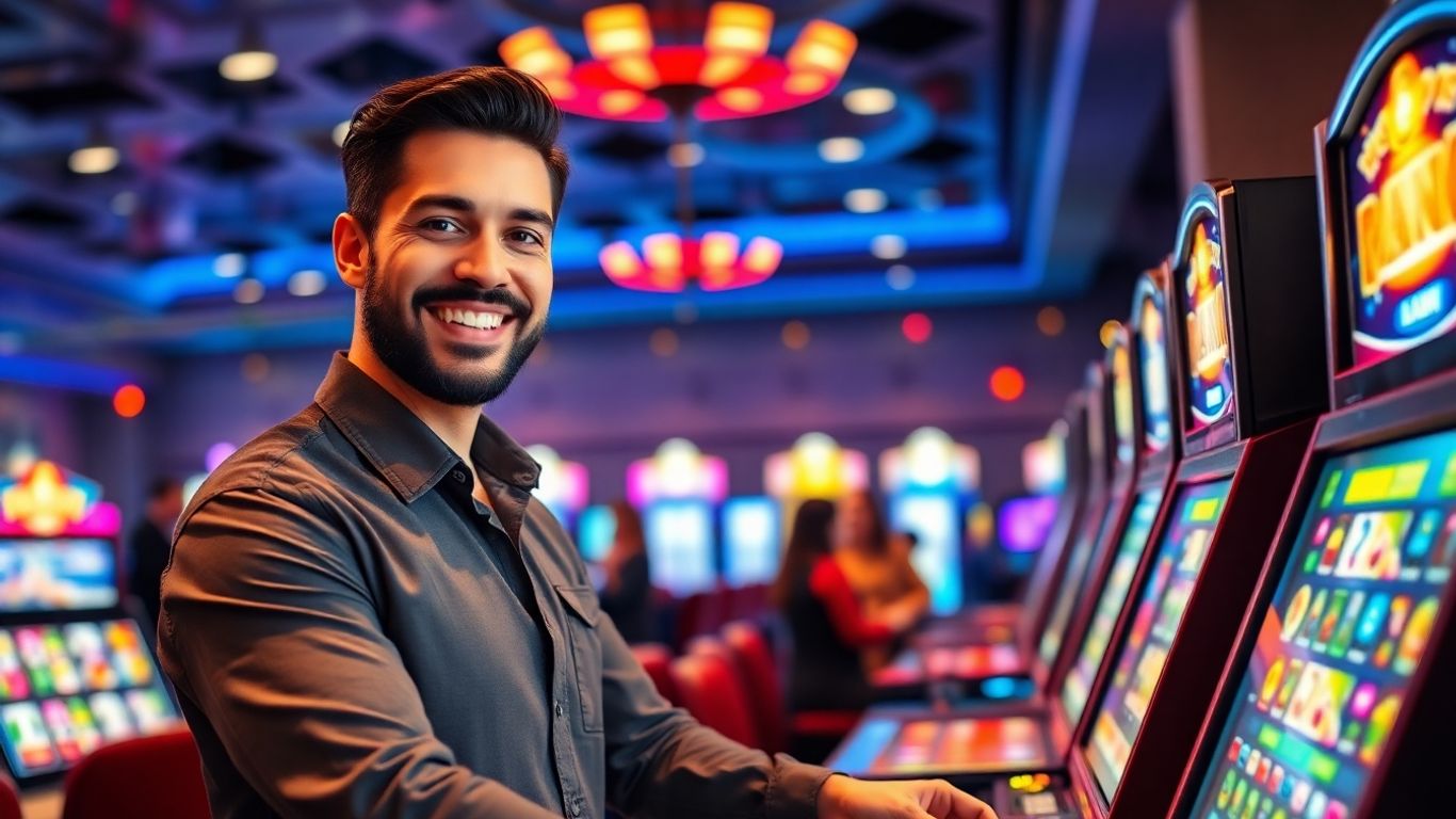 ดีลเลอร์สดกำลังเล่นสล็อตออนไลน์แบบเรียลไทม์