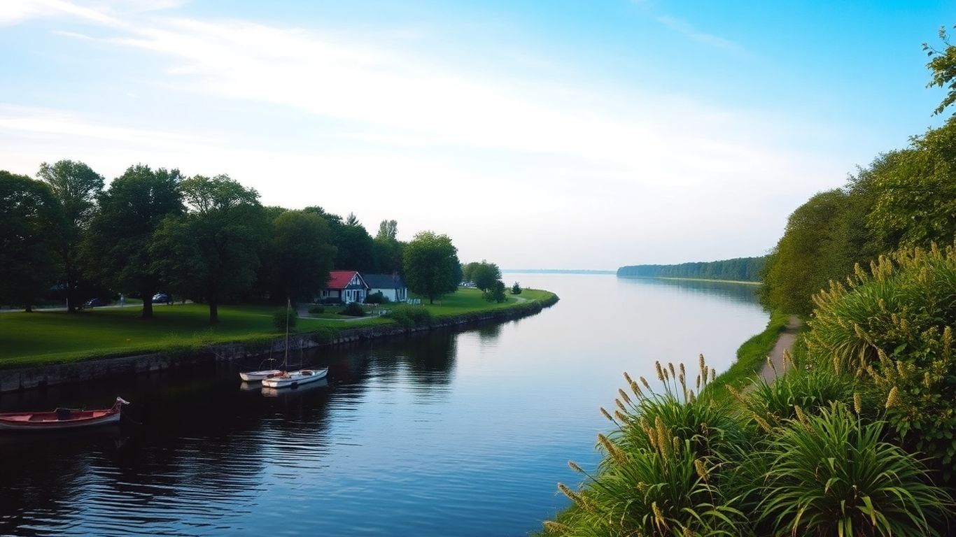 Idyllische Seenlandschaft in Kiel Wellsee-Nord