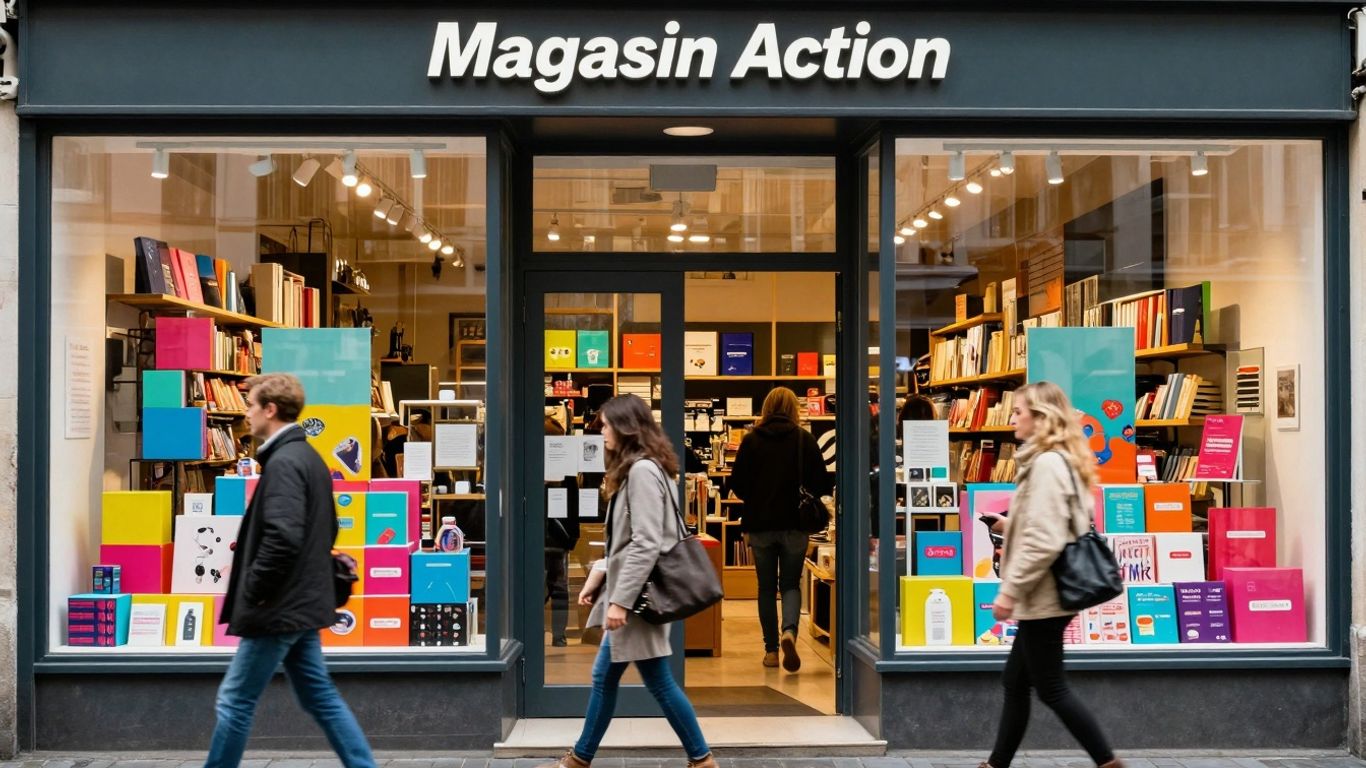 Exterieur van een Magasin Action-winkel in Brussel