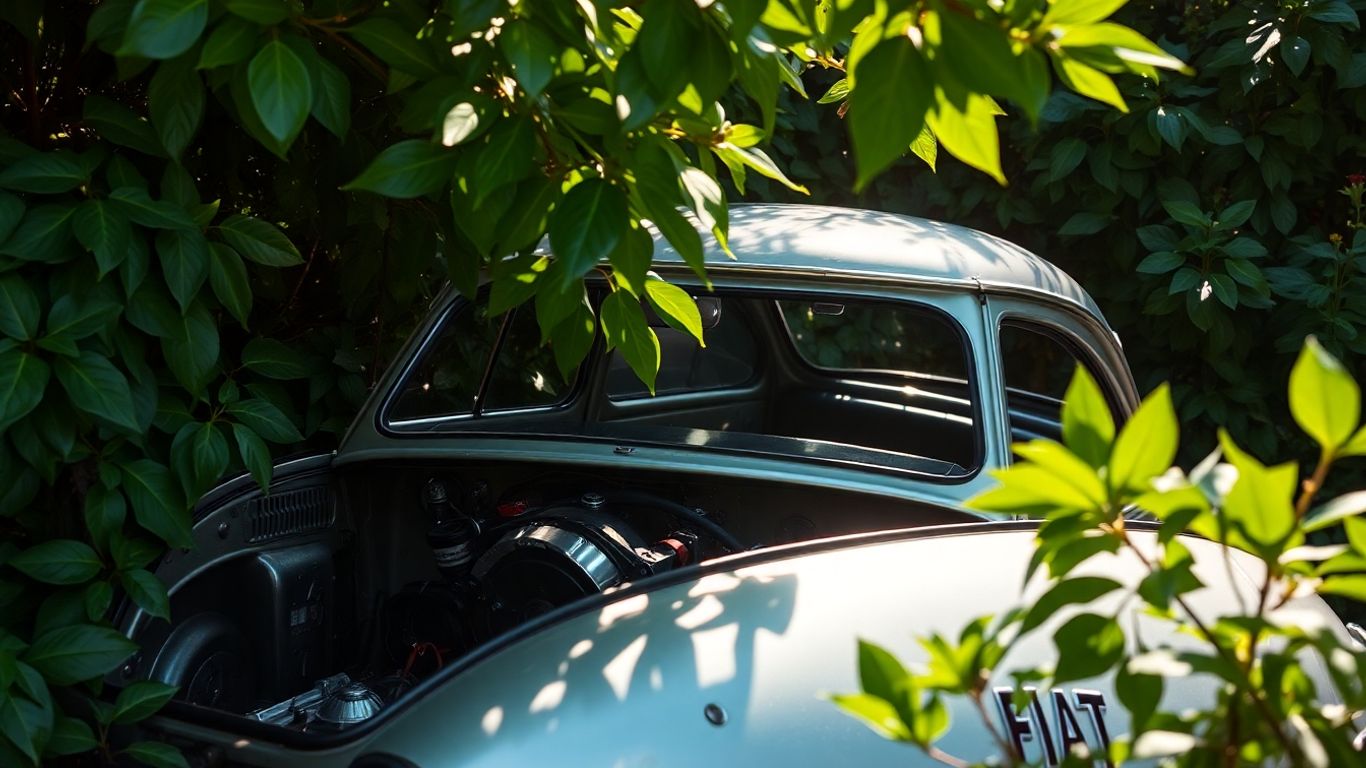 Fiat car recycling, sustainable future, green automotive components.