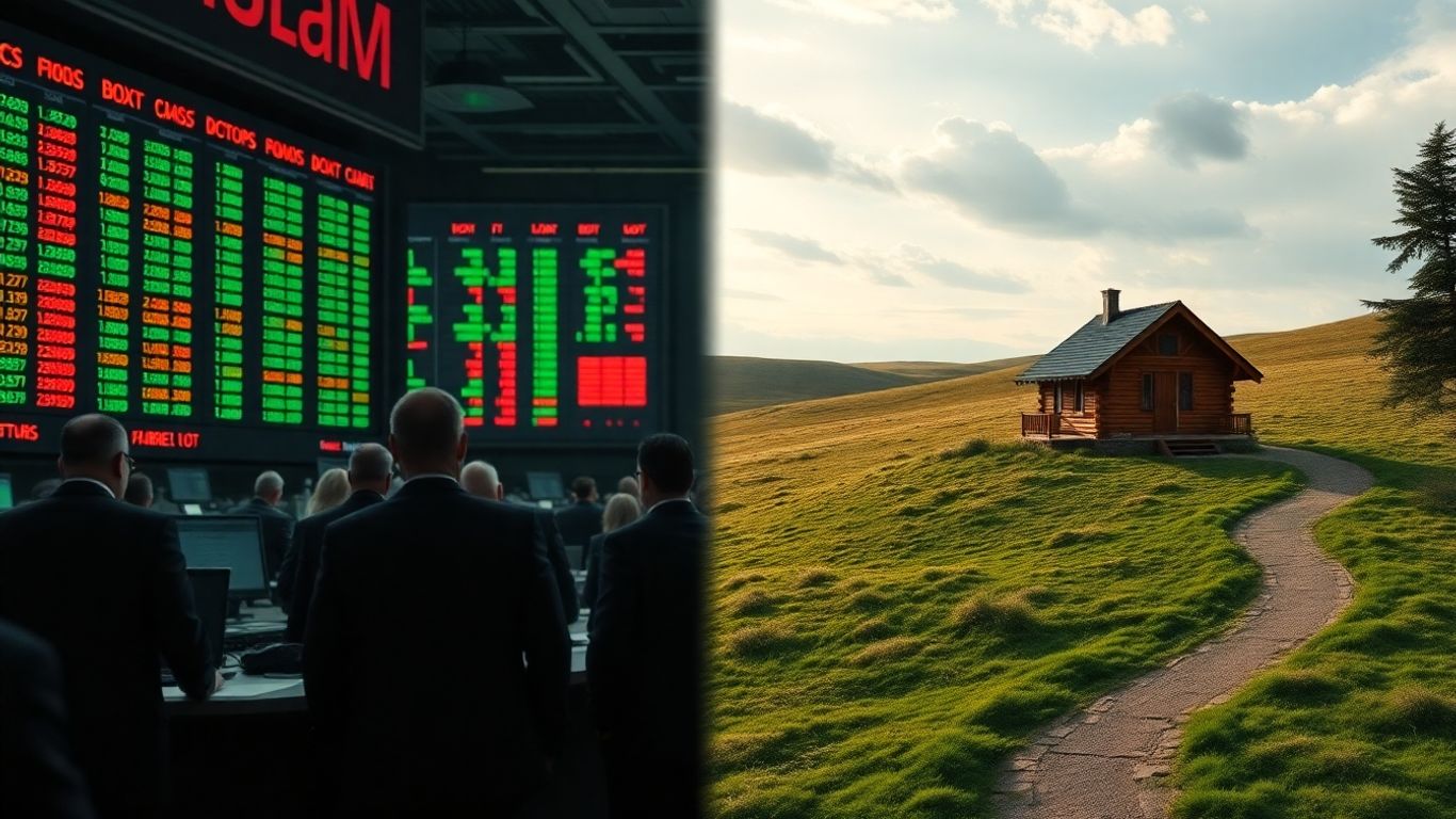 Diverse investment types: traditional and alternative.