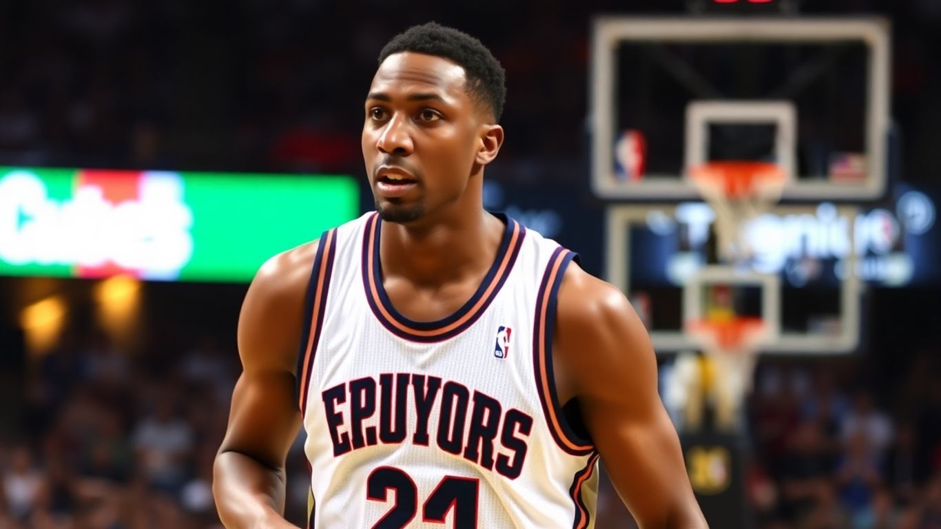 Anthony Edwards playing basketball in uniform.
