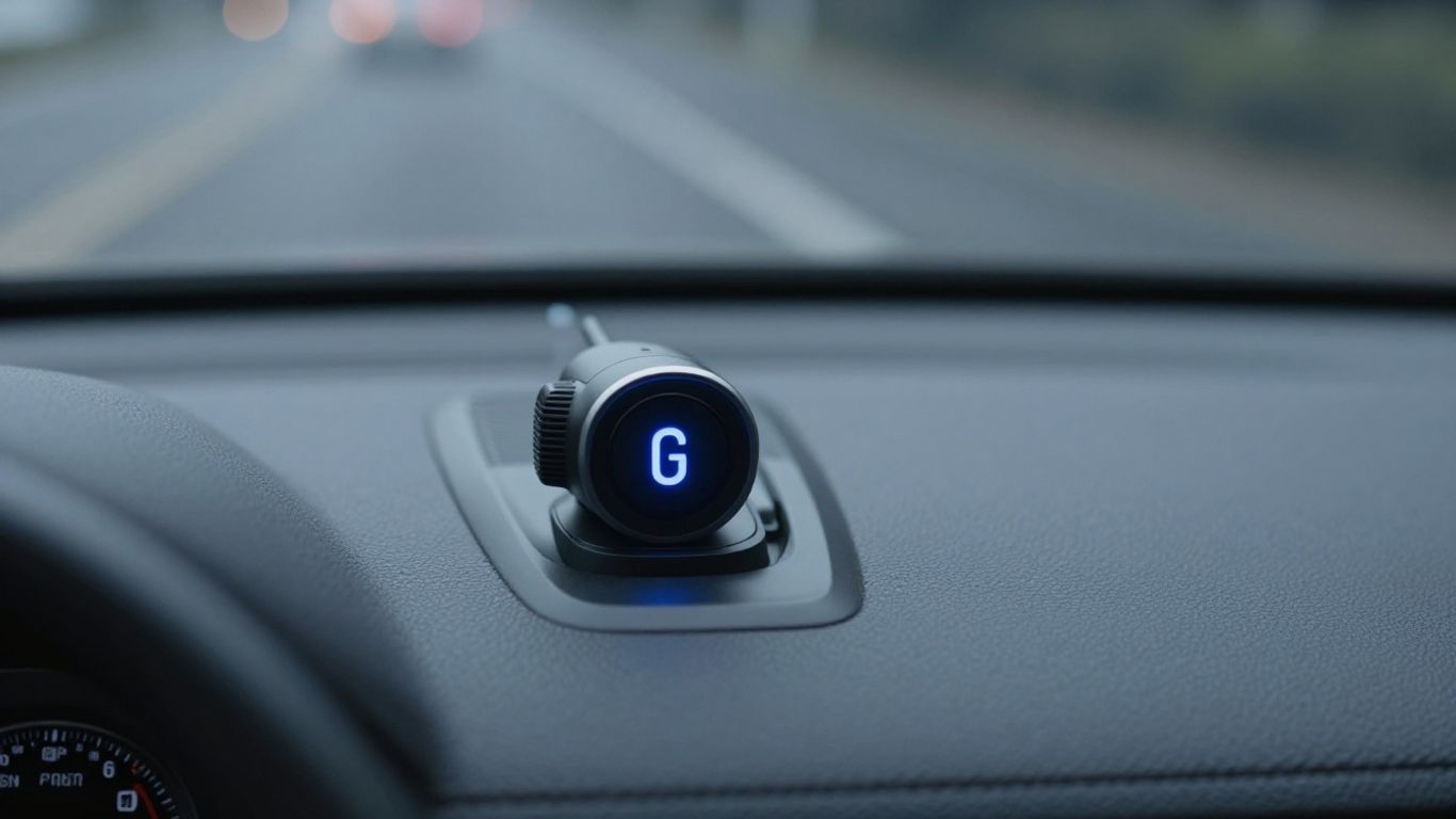 Car dashboard with telematics device