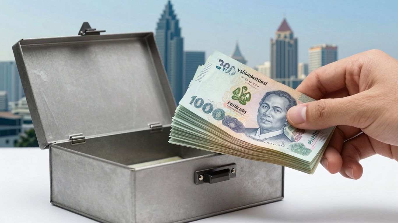 Money being transferred for property purchase in Thailand.