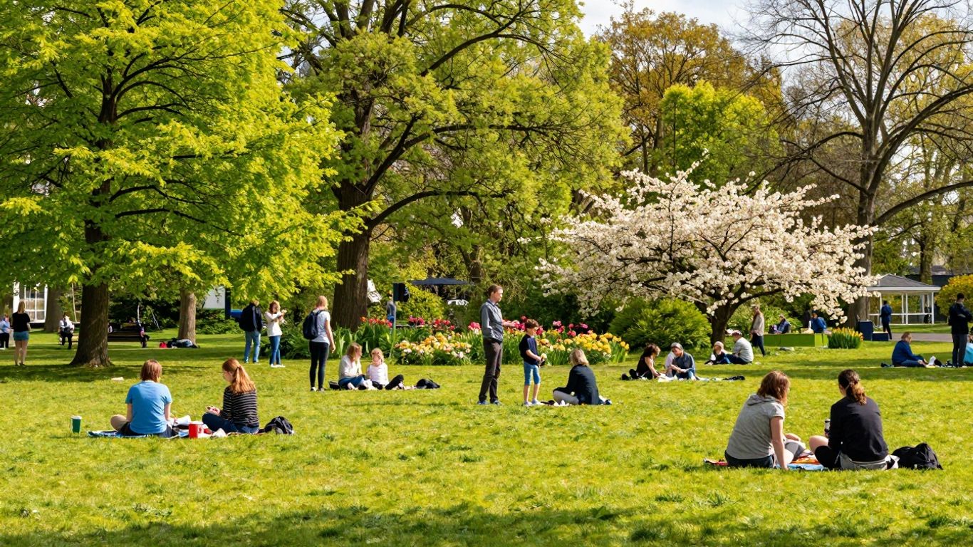 Pfingsten NRW 2026 langes Wochenende Park Familienaktivitäten