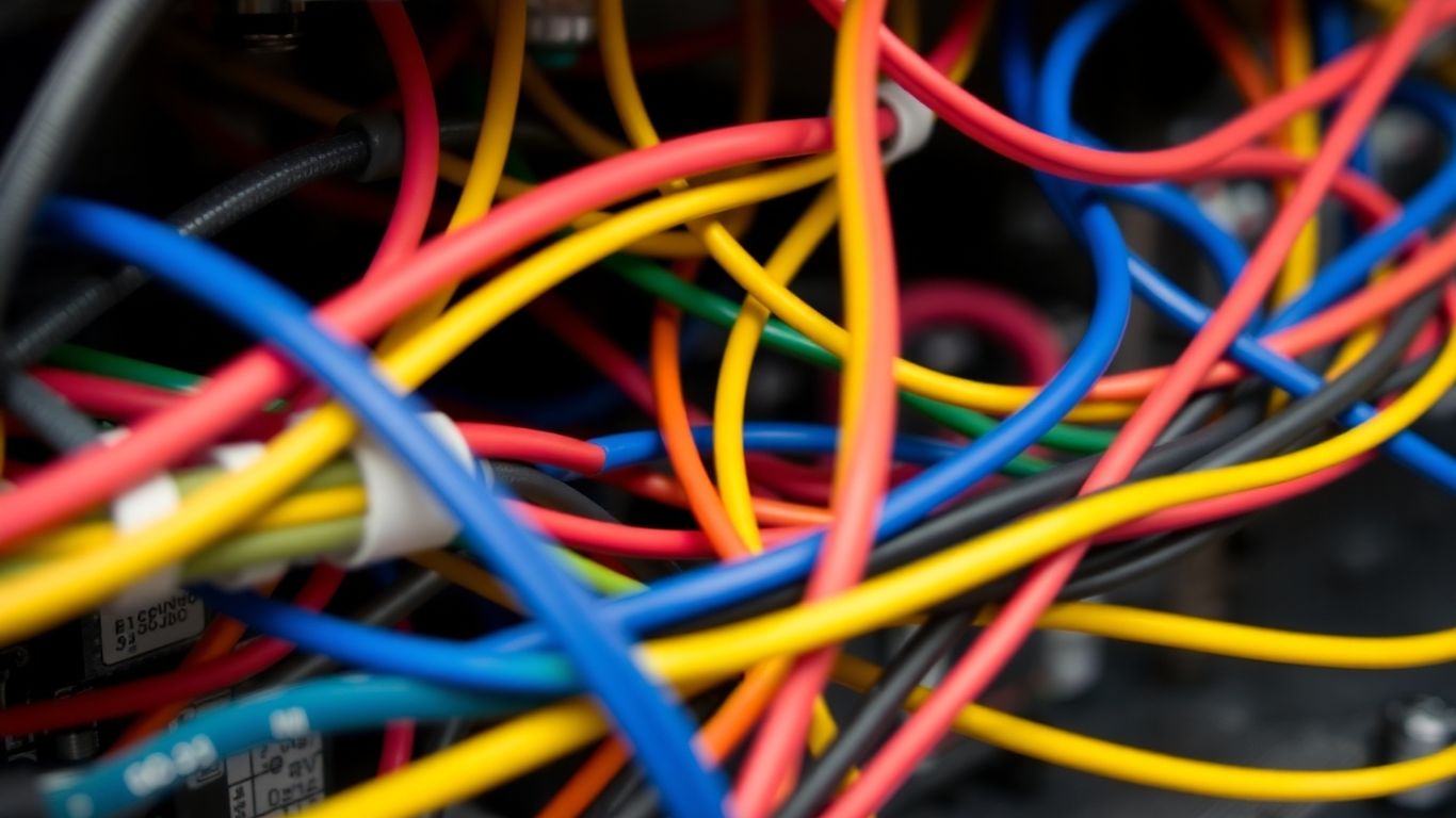 PCB Assembly Job Description: Skills Every Engineer Should Know - Anzer 2 Neatly organized wires and cables in electronic assembly