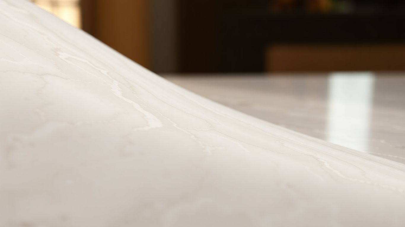 Backlit white onyx marble with glowing veins.