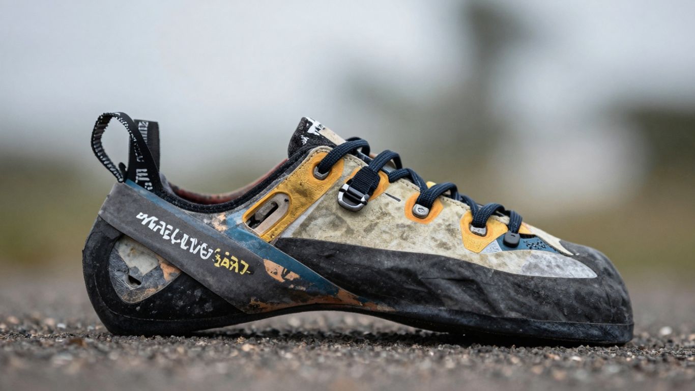 La Sportiva Finale climbing shoe detail