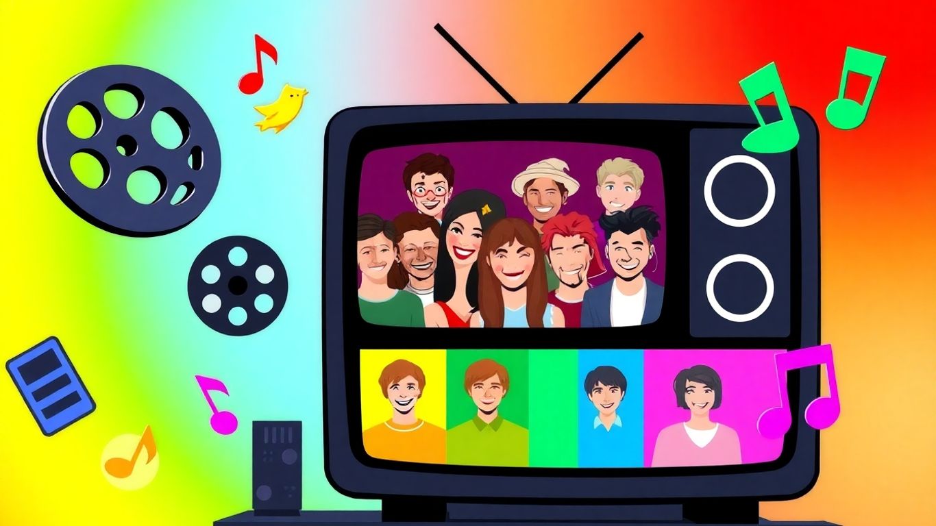 Watch entertainment episodes on demand with celebrity faces.