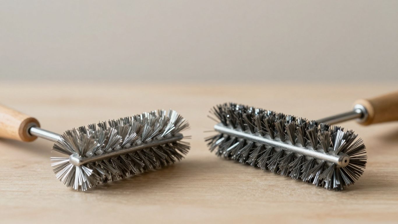 Stud cleaner and wire brush comparison