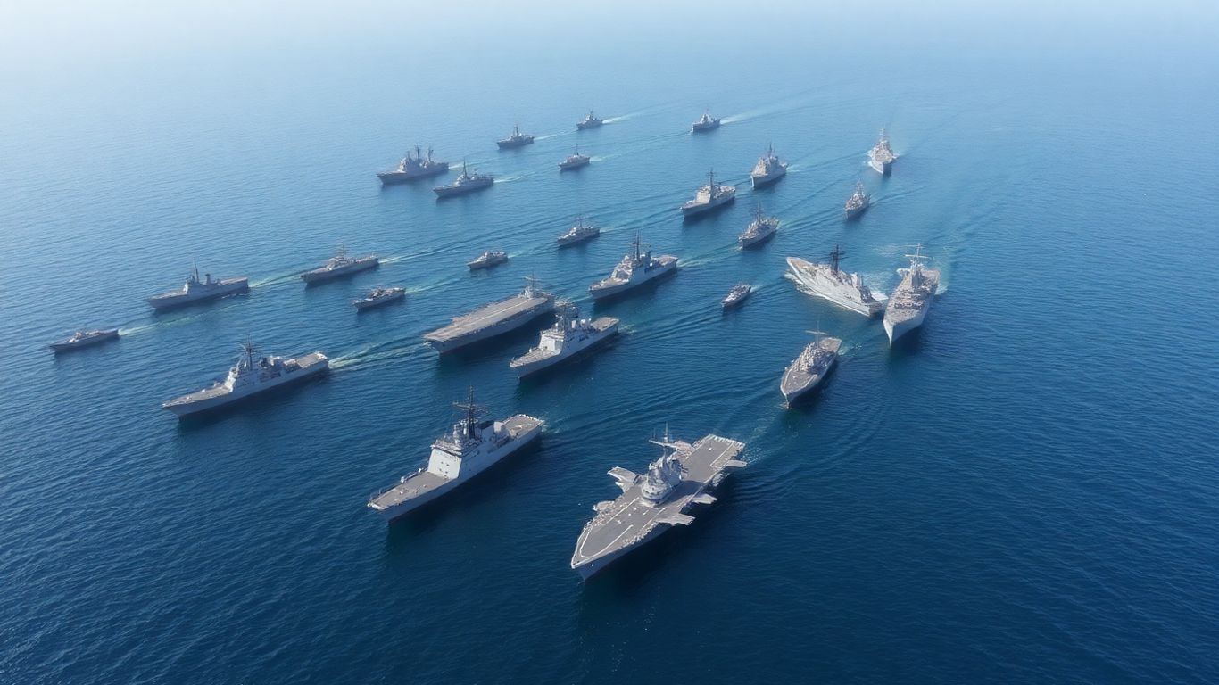 US naval fleet near Venezuela
