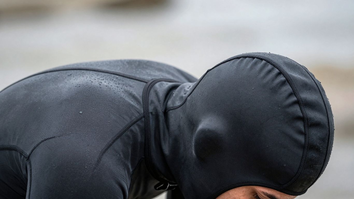 Neoprenhaube als Kopfschutz beim Wassersport