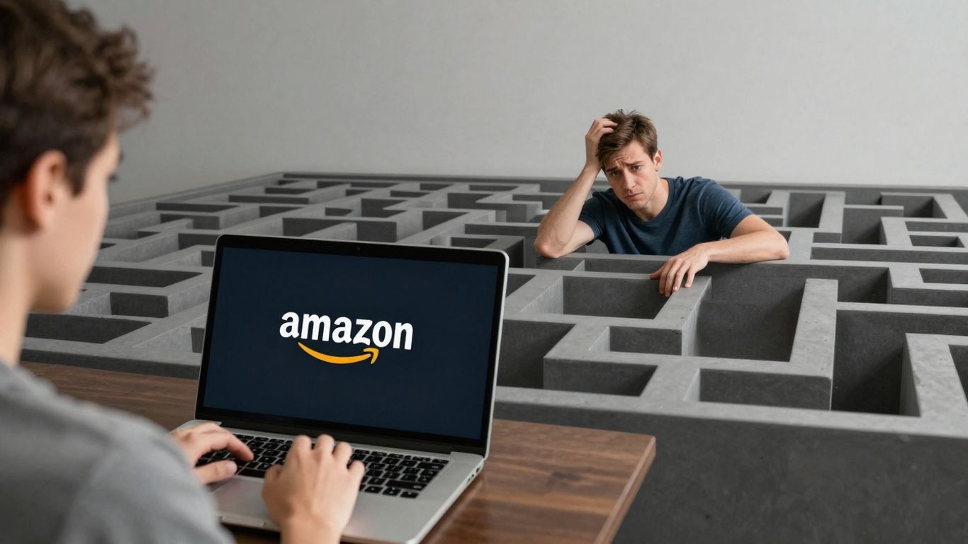 Person considering Amazon selling, facing challenges.