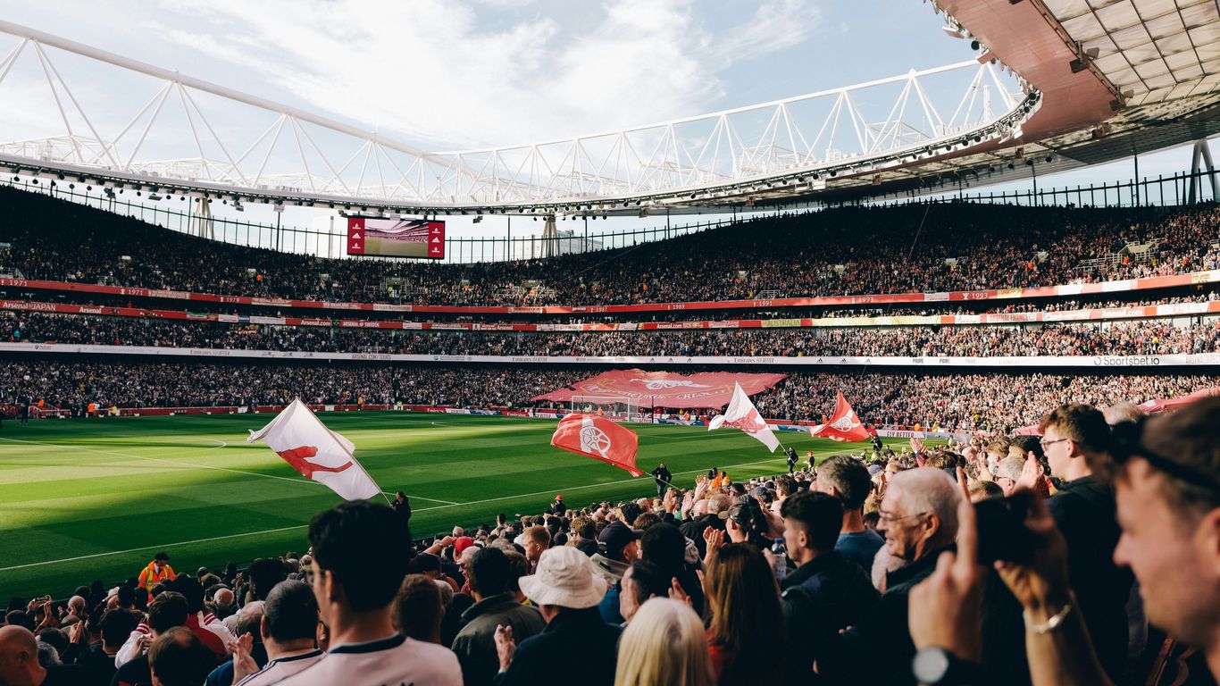 a crowd of people in a stadium