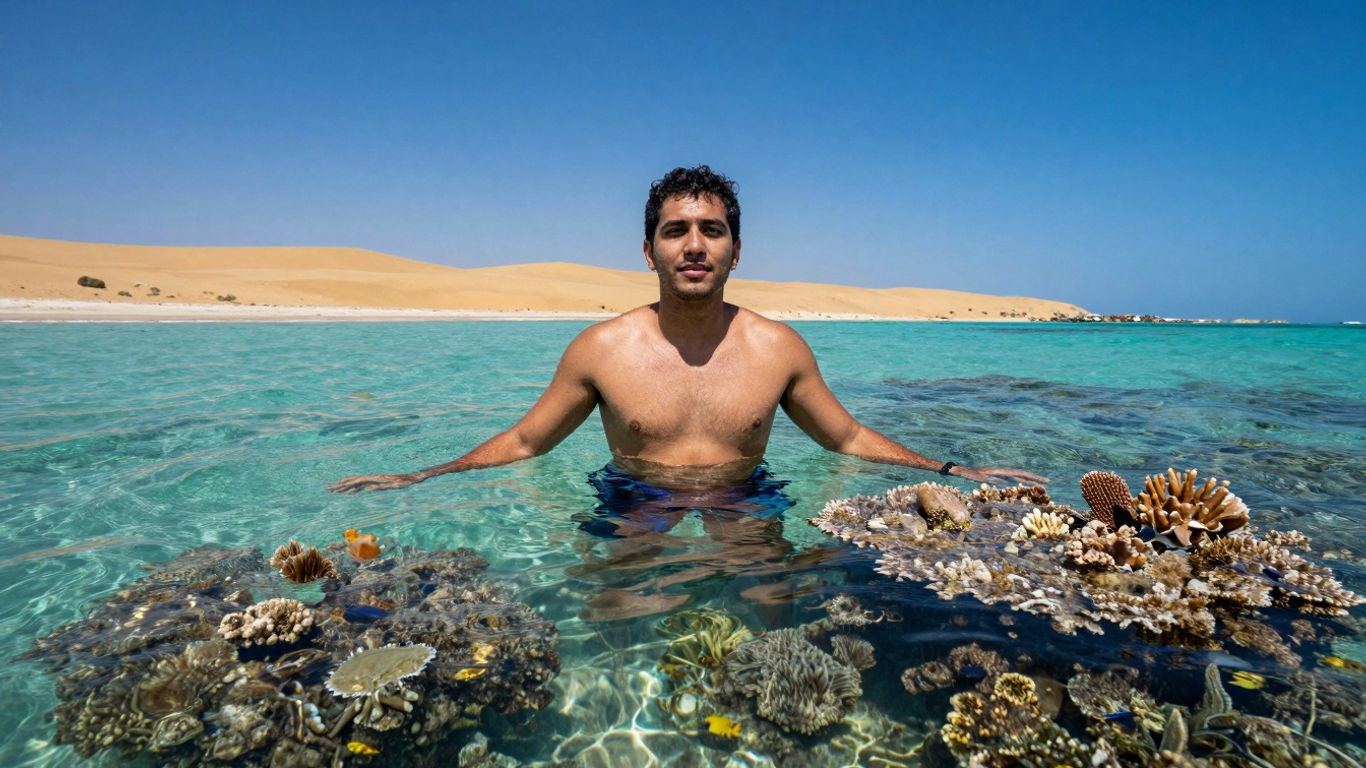 Safari i nurkowanie w Hurghadzie, rafy koralowe i pustynia.
