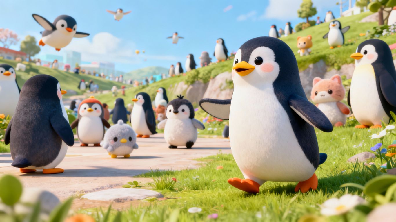 Pengu and Pudgy Penguins virtual pets phenomenon.