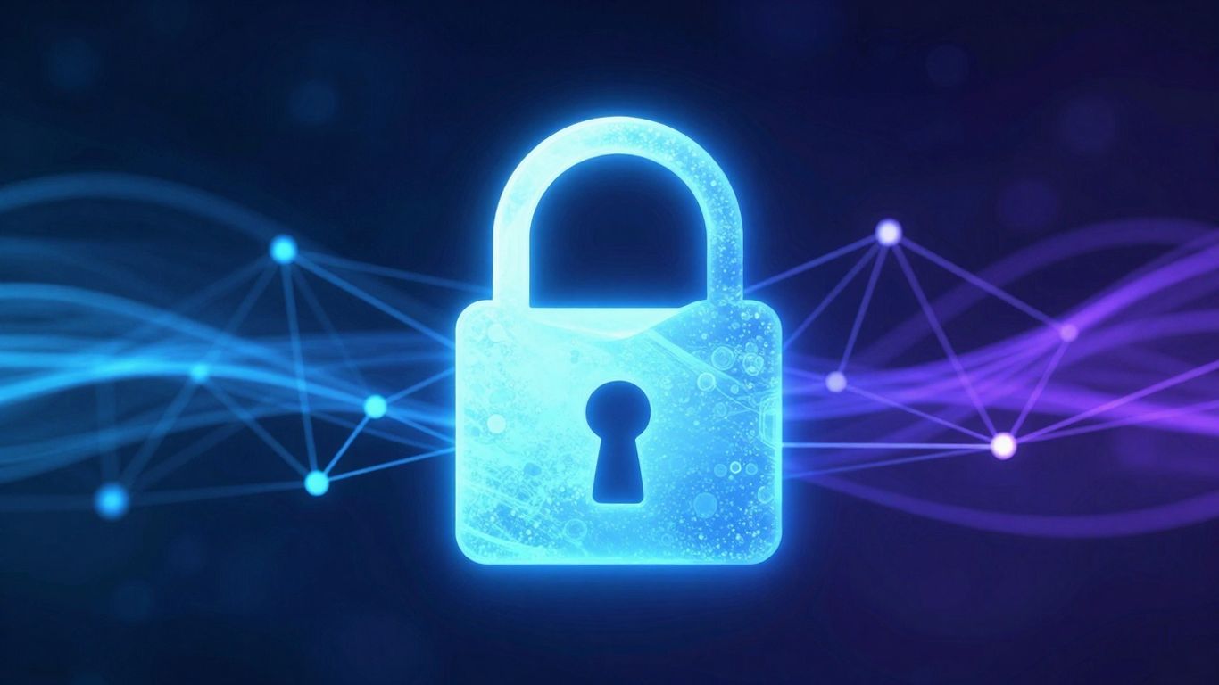 Secure padlock over digital network