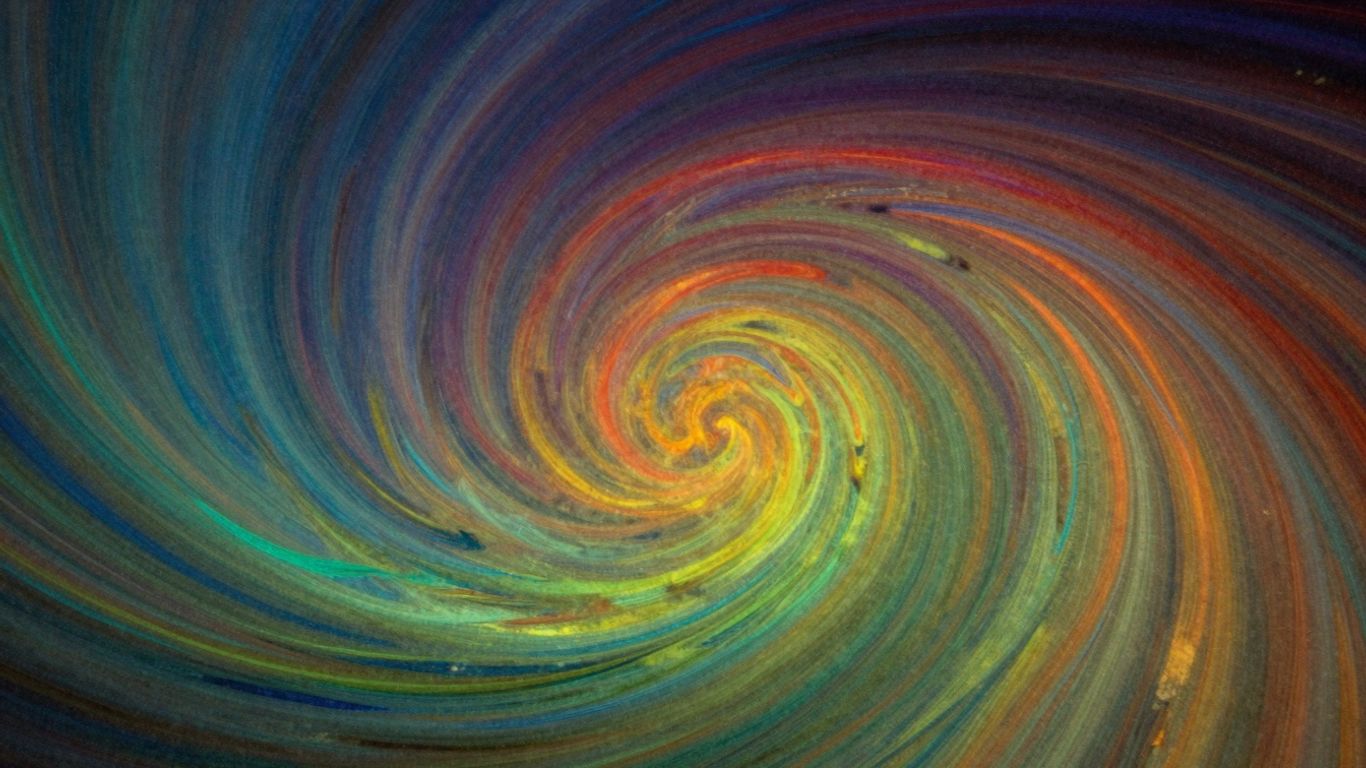 Paletă de culori abstractă, gradient subtil, lumină eterică.