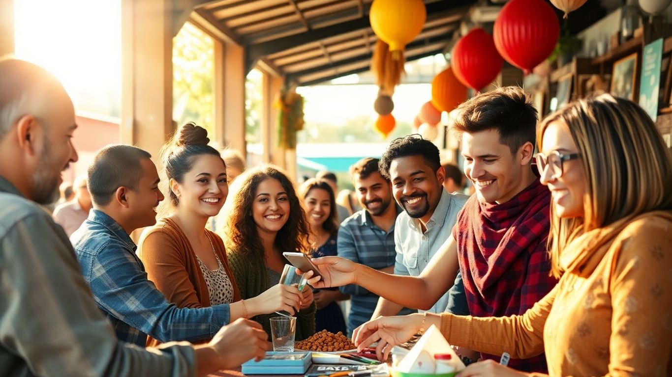 Online marketplace with happy users