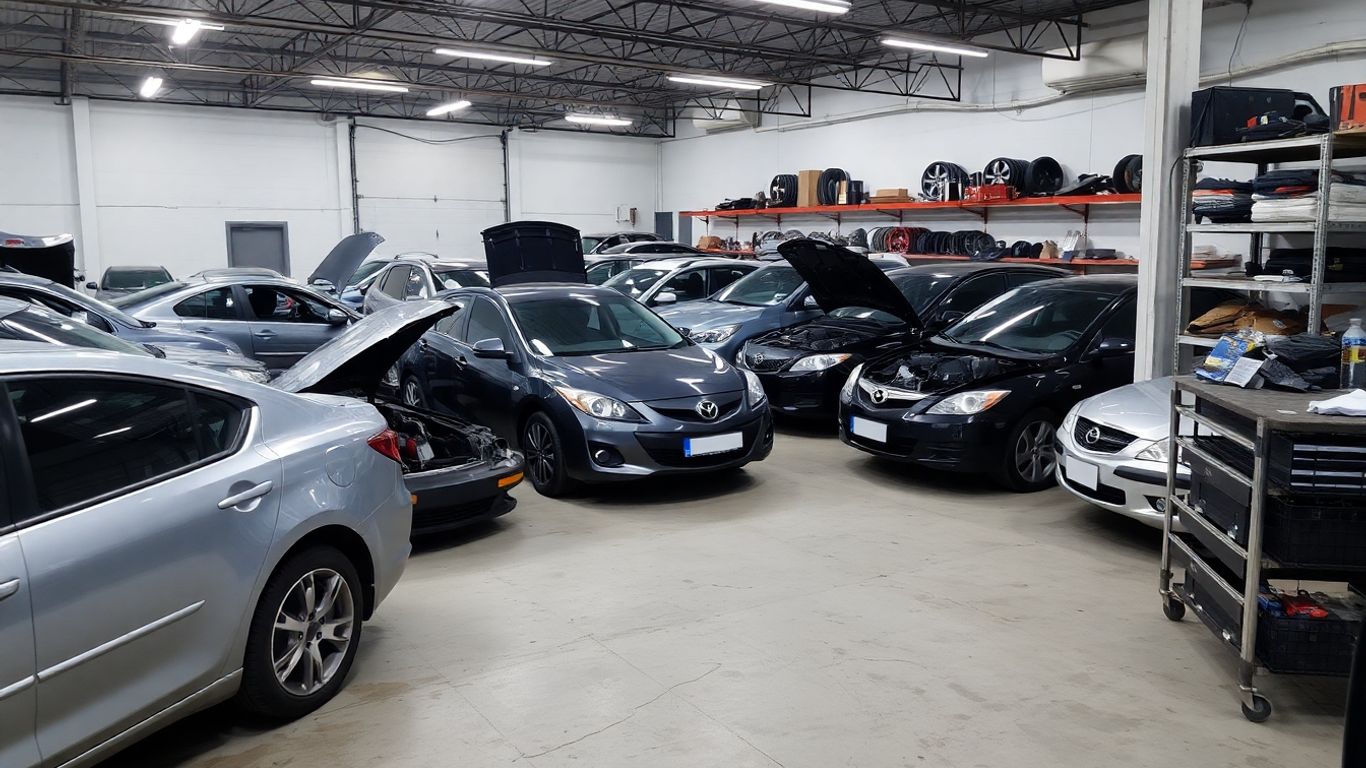 Mazda car parts and salvage yard in Perth.