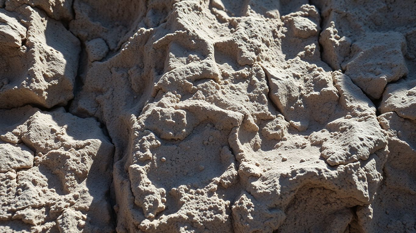 Pedra de calcário com textura natural.