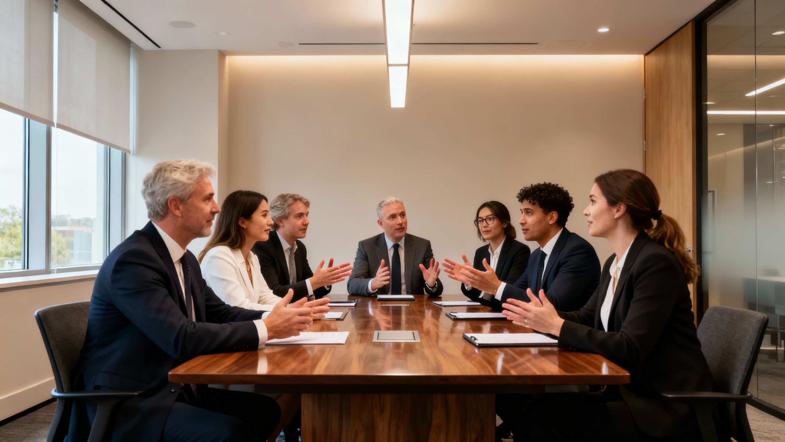 UK aesthetics clinic team having a strategic branding meeting.