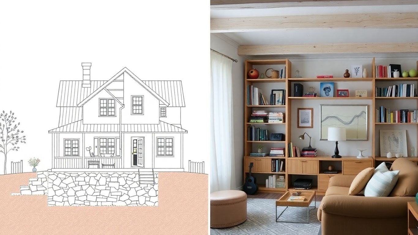 Continente y contenido de una casa.