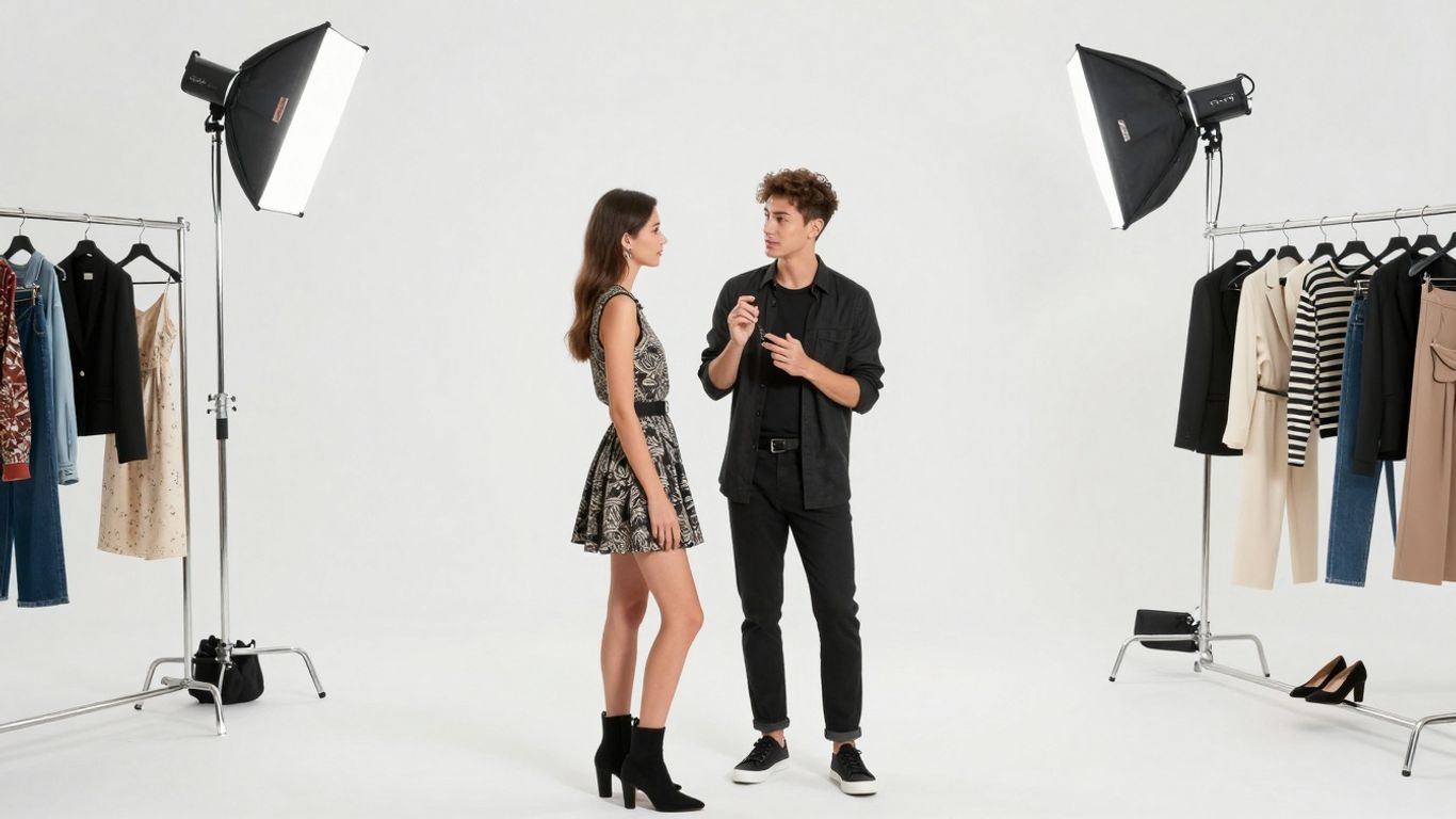 Influenceri și vedete în industria modei.