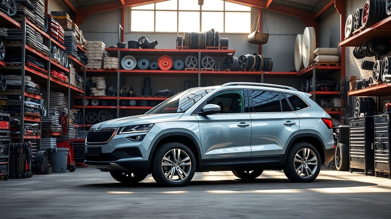 Skoda Kodiaq in Australian auto salvage yard