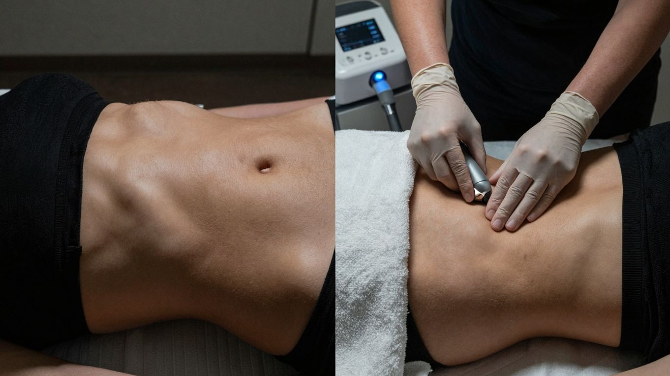 Emsculpt NEO and CoolSculpting comparison image