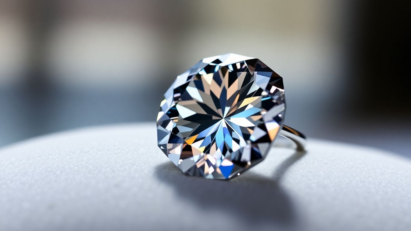 Sparkling moissanite gemstone for custom ring design.