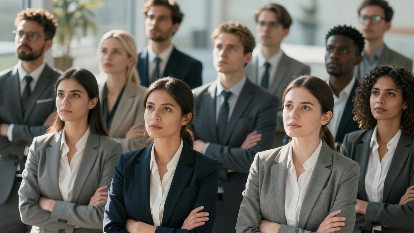 Successful people achieving goals with bhip.