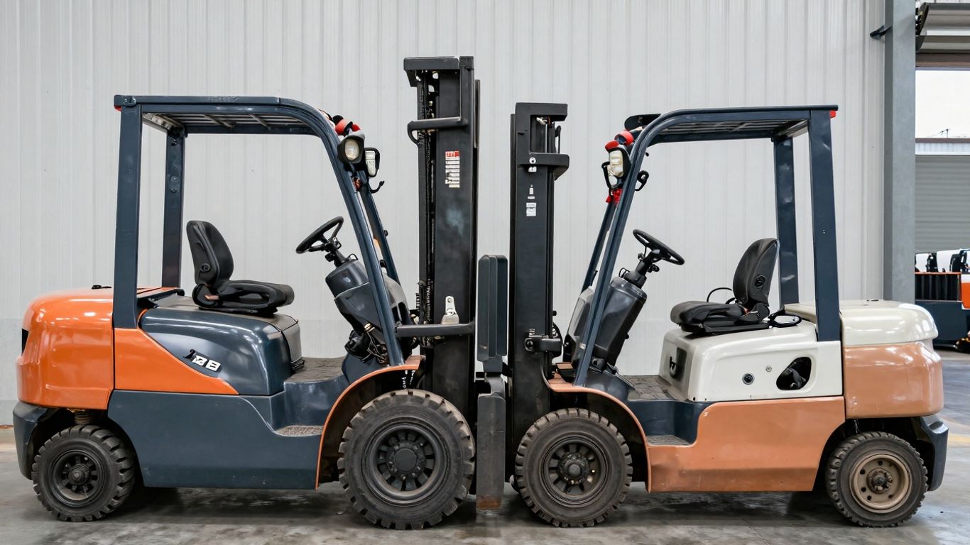 รถโฟล์คลิฟท์ดีเซลเทียบกับรถโฟล์คลิฟท์แก๊ส