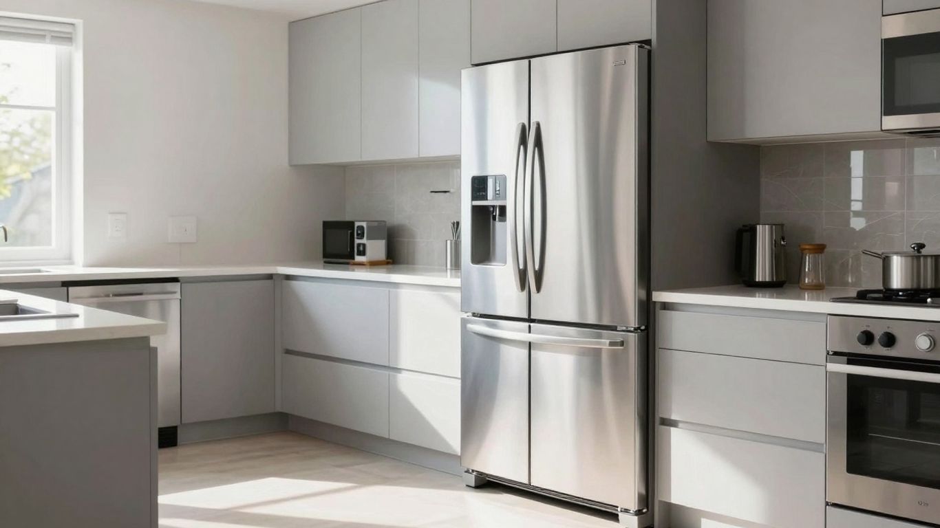 Kitchen with shiny new appliances