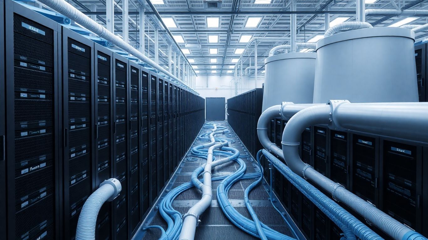 Scottish AI data centres using water.