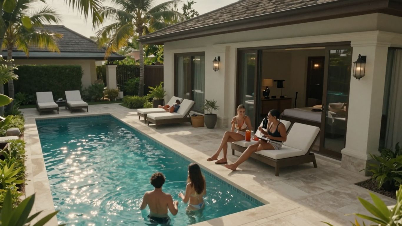 Resort pool versus private villa patio for group travel in Cabo.