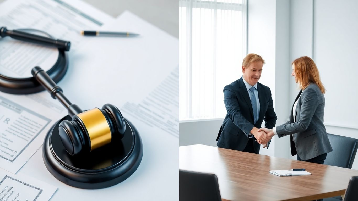 Mediere versus instanță: oameni discutând pașnic.