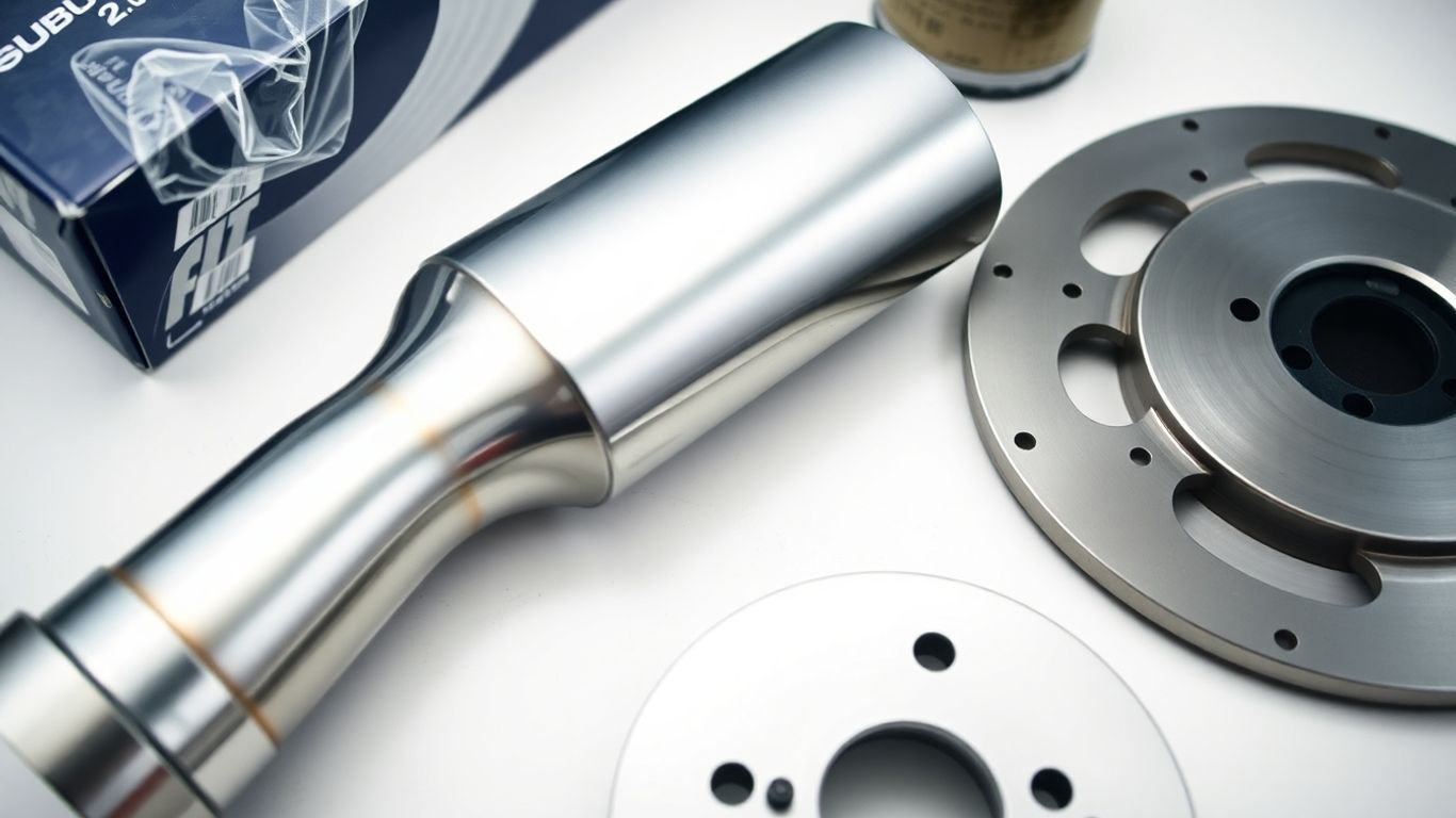 Affordable Subaru replacement parts laid out.