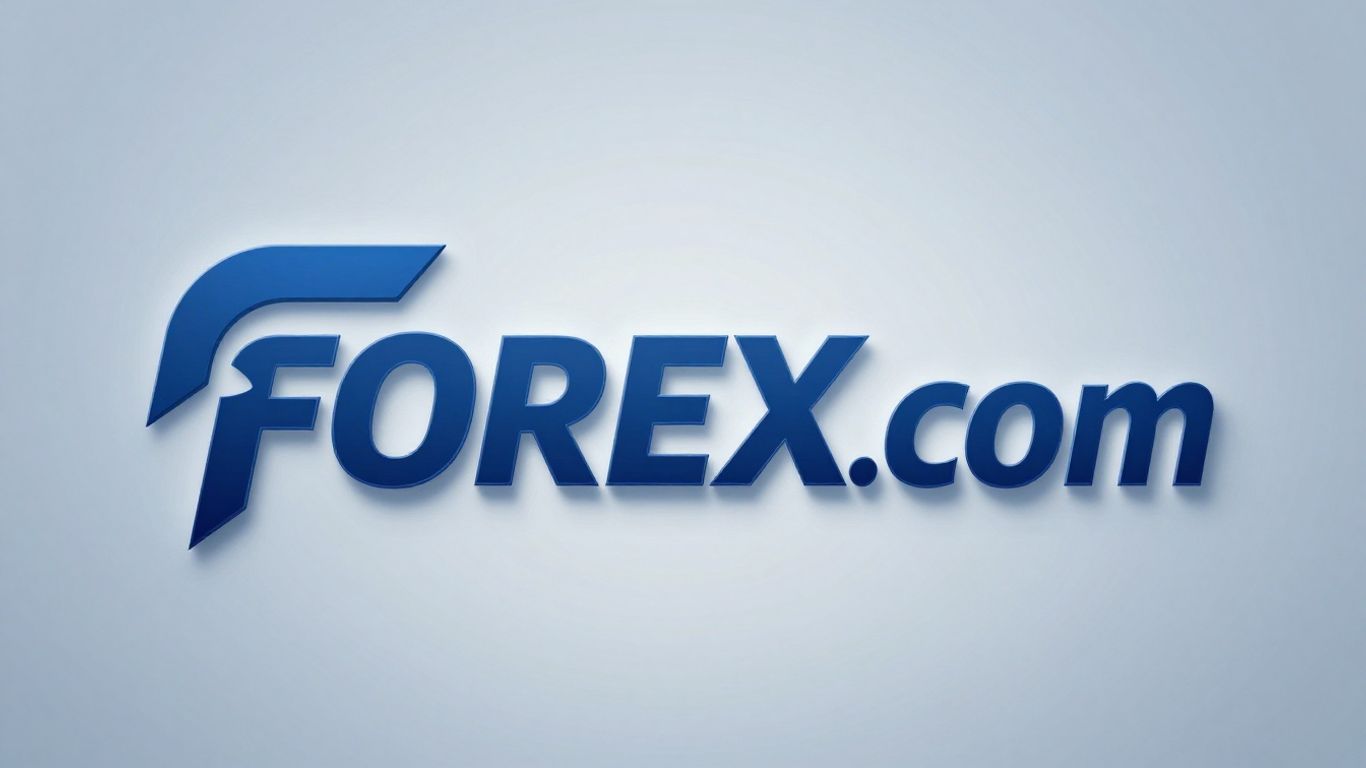 FOREX.com logo on a clean background.